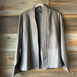Eileen Fisher Silk Open Cardigan/Jacket